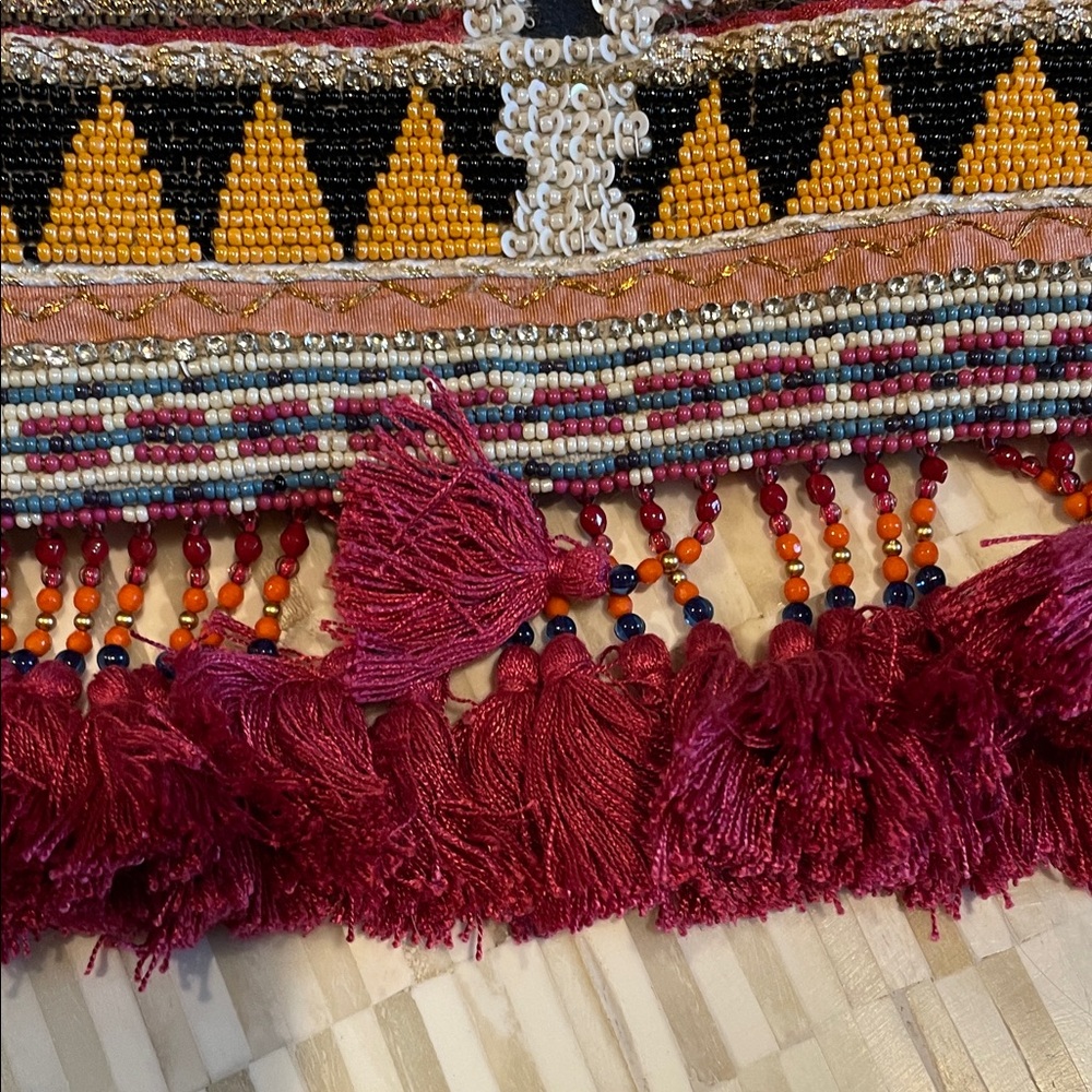 Chicos Bella Canvas Multicolor Patterned Clutch w… - image 5